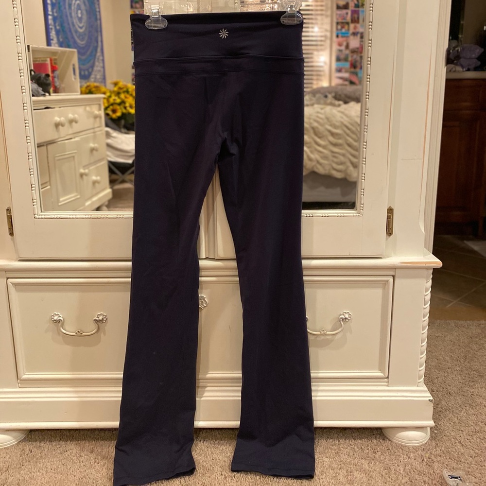 Athleta Leggings (Straight Up Pant) In Navy